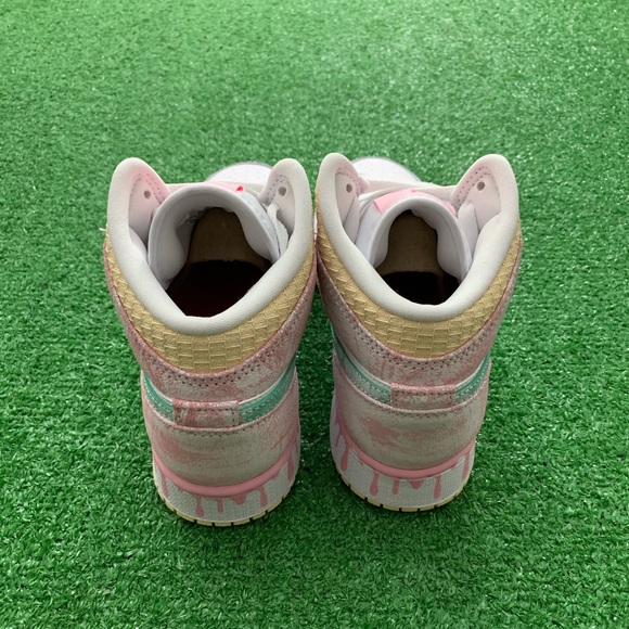 -Edm- 🍦*NEW* Air Jordan 1 Mid ‘Paint Drip’ (GS) - Picture 5 of 10